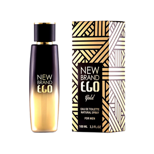 New Brand Ego Gold 3.3 oz EDT for men