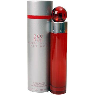 360 Red 3.4 oz EDT for men  PERRY ELLIS MENS FRAGRANCES - LaBellePerfumes