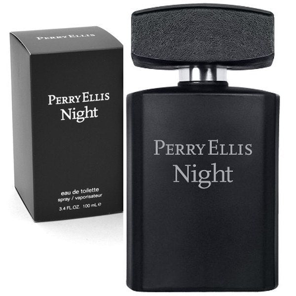 MENS FRAGRANCES - Perry Ellis Night 3.4 Oz EDT For Men