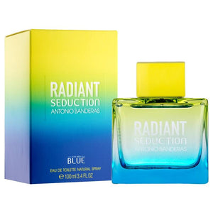 MENS FRAGRANCES - Radiant Seduction Blue 3.4 Oz EDT For Men