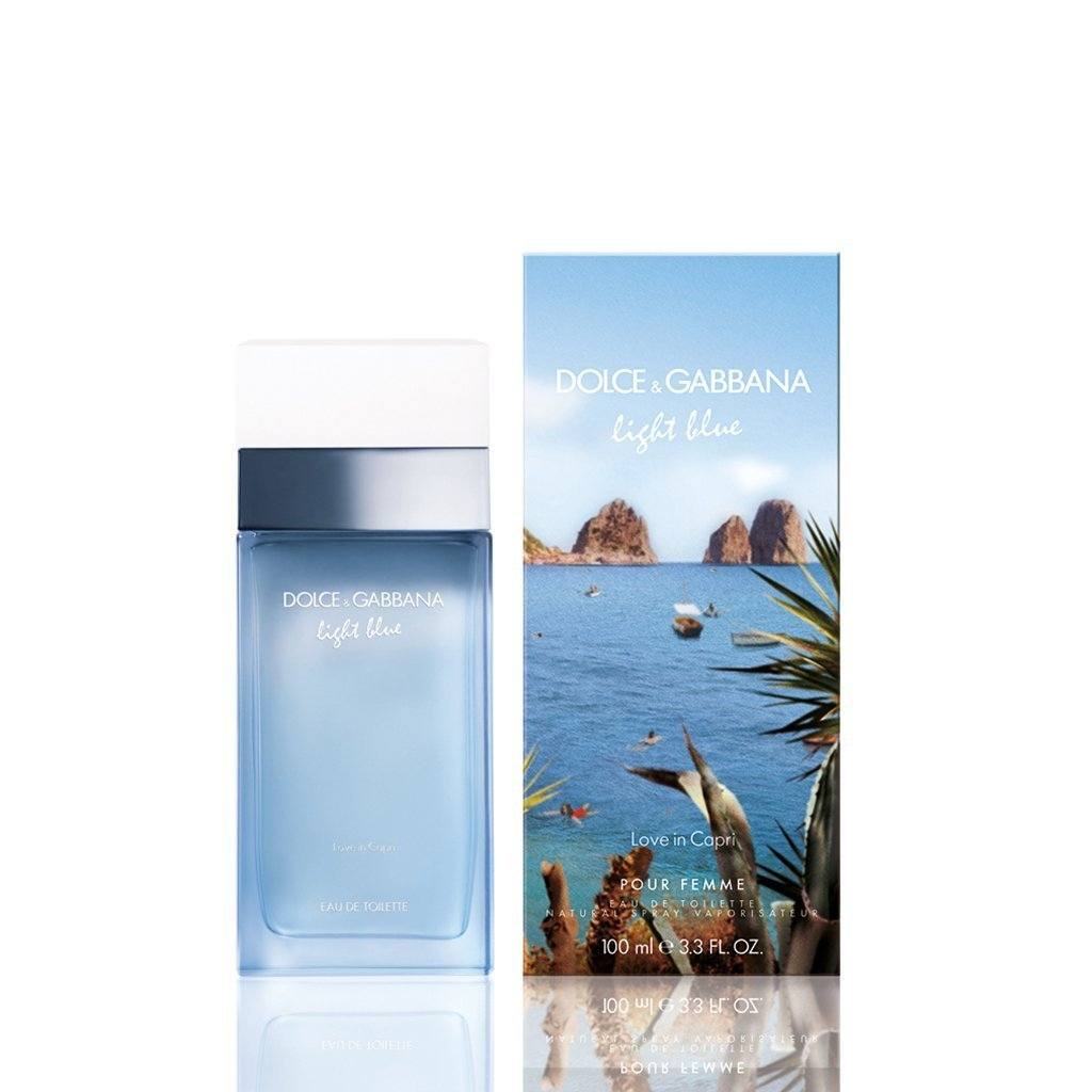 WOMENS FRAGRANCES - Dolce & Gabbana Light Blue Love In Capri 3.3 Oz EDT For Woman