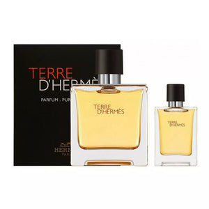 Terre D'Hermes 2.5 Pure Perfume 2 Piece Travel Set for men